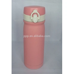 500ml students use double layer LFGB FDA metal water bottle creative flask with lock