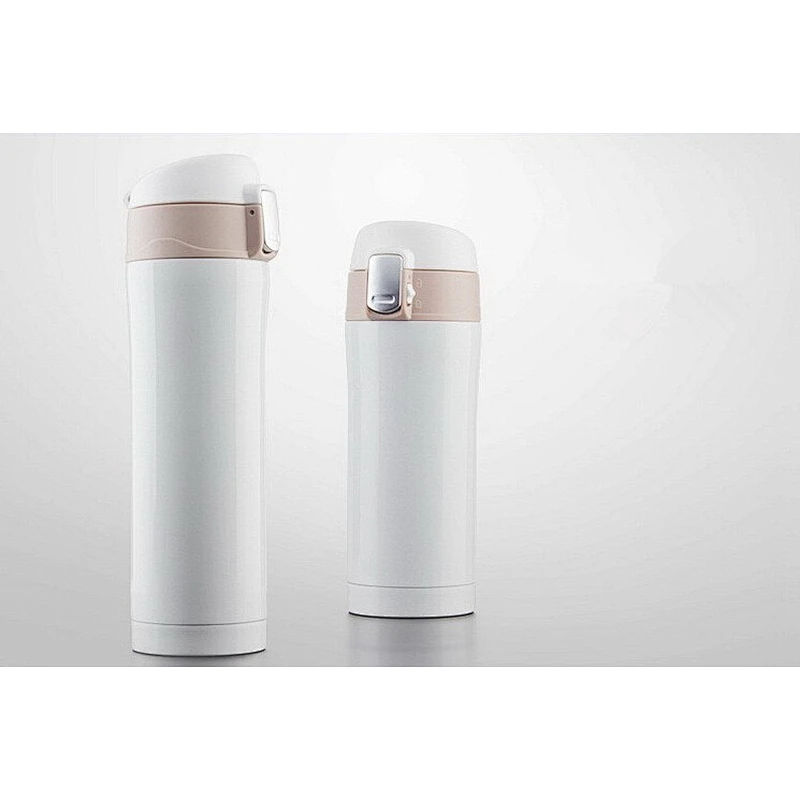 Matt black insulated vacuum flask/ thermos tea mug/ pretty thermos flask