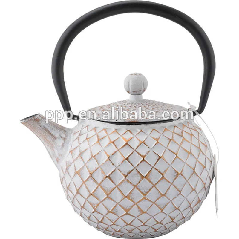 17oz 0.5Ldiamond shaped Cast Iron Tea Kettles