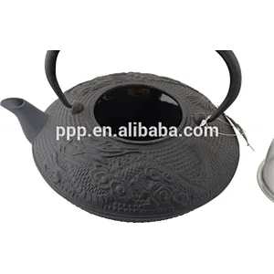 1.1LDragon shaped Cast Iron Tea Kettles