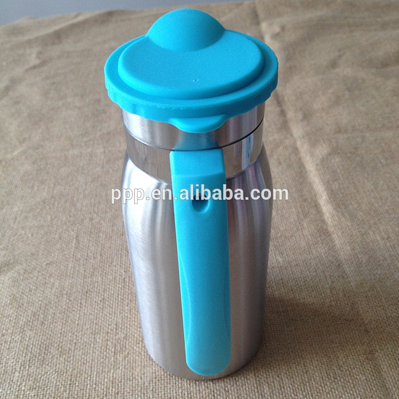 single wall stainless steel water bottle, cold water pot with handle