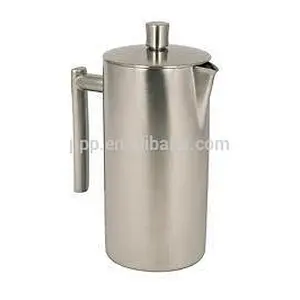 double wall stainless steel logo customized french press coffee maker with plunger
