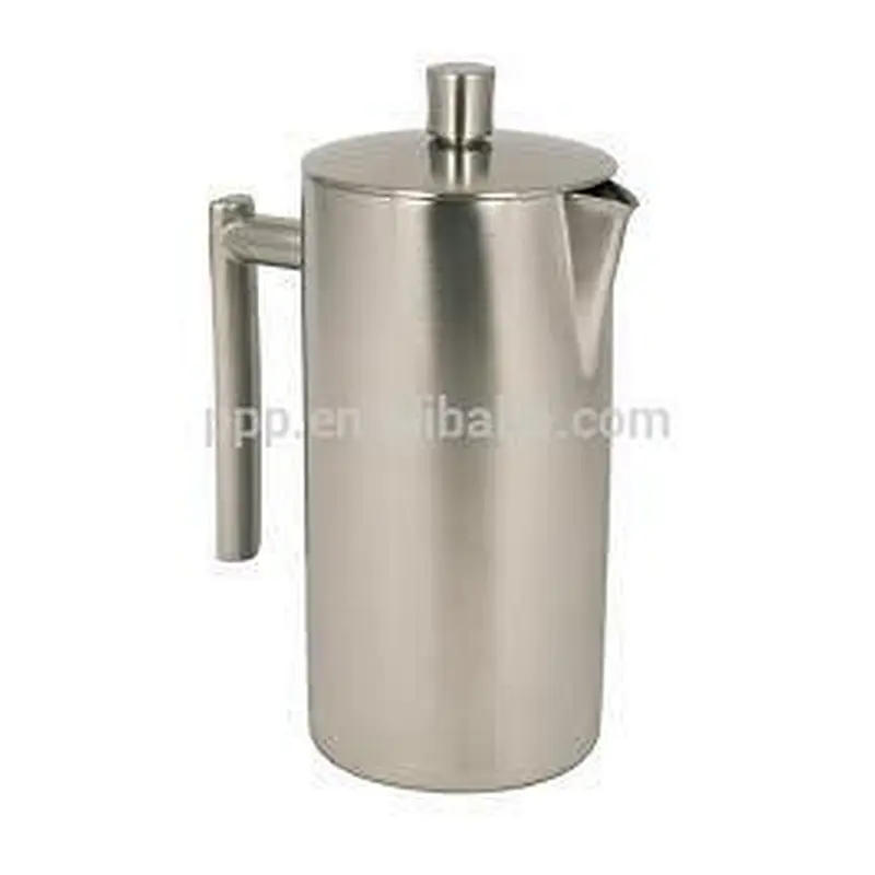double wall stainless steel logo customized french press coffee maker with plunger