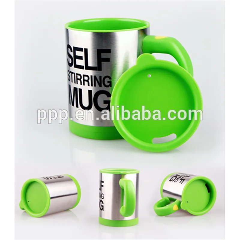 Factory Price Personalized 400ml Thermal Coffee Self Stirring Mug
