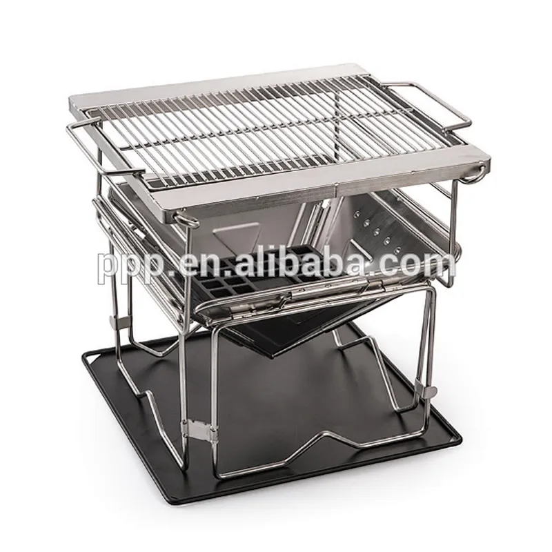 New Folding Stainless Steel BBQ Stove