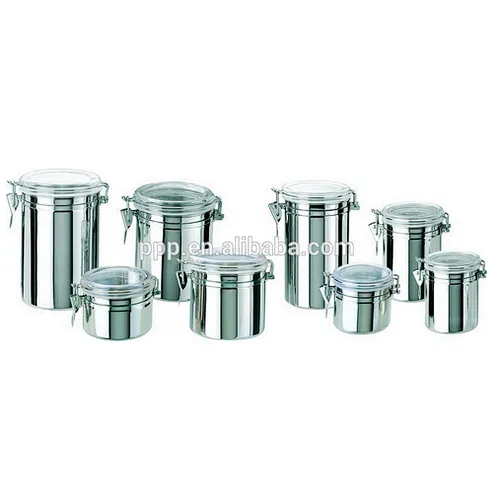 2014 newest air tight OEM welcome LFGB FDA stainless steel Storage jar food jar