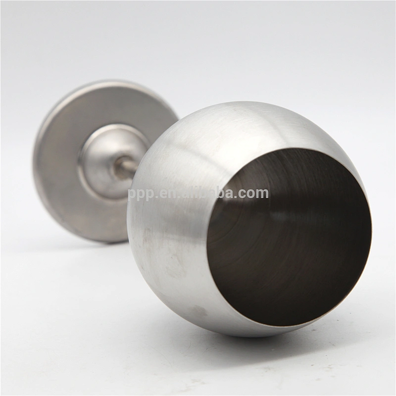 single wall stainless steel logo customized red wine glass with stem/large capacity/color optional