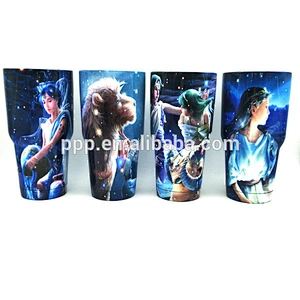 Wholesale BPA Free 2018 Hot Sell Double Wall 304 Stainless Steel Starry Dreamlike Sky 12 Constellation 30oz Mugs