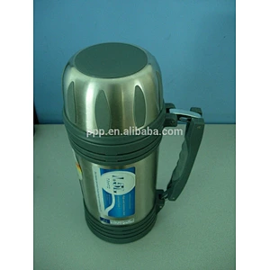 new design thermos travel bottle outdoor bottle travel flask with wide mouth keeps hot or cold 24hours/portable with handle