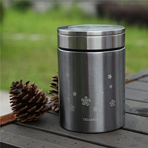 Clear stock cheap price high quality food can double wall stainless steel smoldering can vacuum jar of food