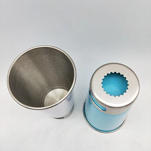 2017 new design 18/8 single wall stainless steel beer cup with beer opener