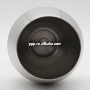 10oz single wall stainless steel long stem wine glass for wholesale