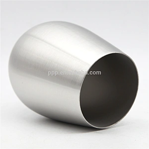 9oz hot sale double wall high-quality stainless steel logo customized beer mug without handle/egg shape/drop style/shot glass