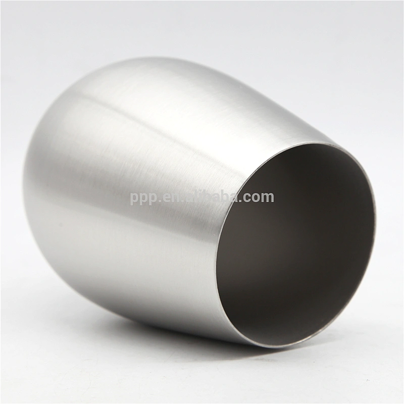 9oz hot sale double wall high-quality stainless steel logo customized beer mug without handle/egg shape/drop style/shot glass