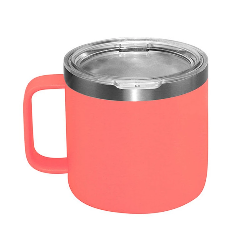 YT Same Style 10oz/14oz double wall stainless steel insulated vacuum coffee mug with handle