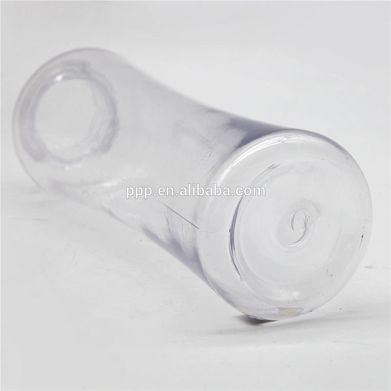 Single wall clear plastic hot selling sports water bottle with silicone lid