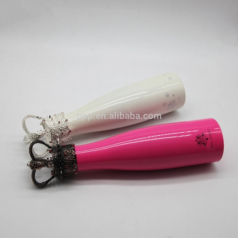 double wall high quality stainless steel vacuum flask with delicate crown