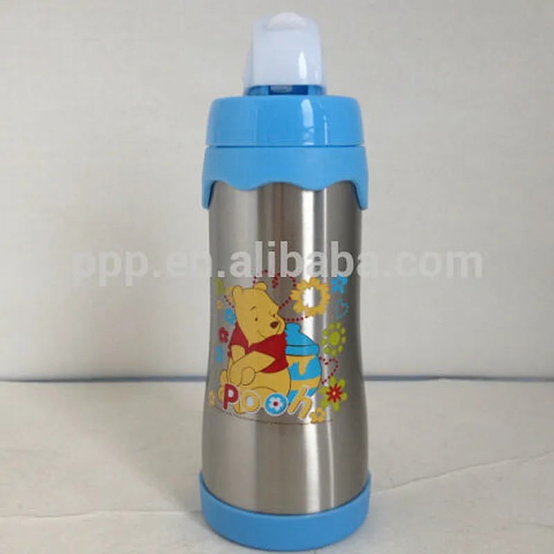 stainless steel kids water bottle adorable BPA free safe grade material children sports bottlel