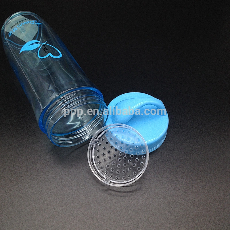 600ml eco-friendly BPA free cute design single wall plastic bottle with rosebox and fixed handle