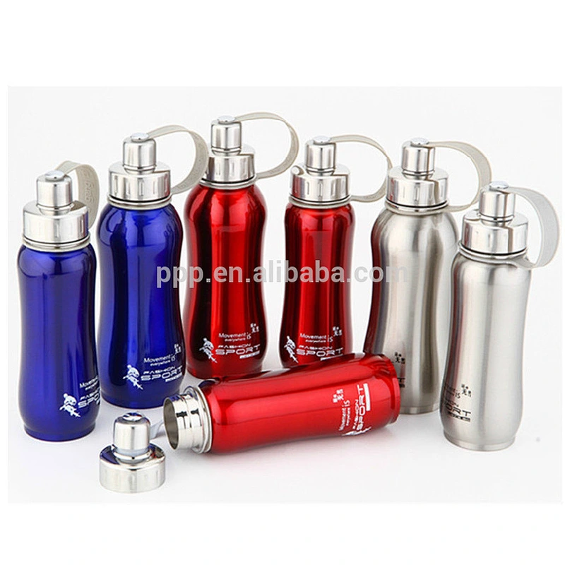 600ml hot sale double wall high-quality stianlss steel logo customized colored sports water bottle with rosebox