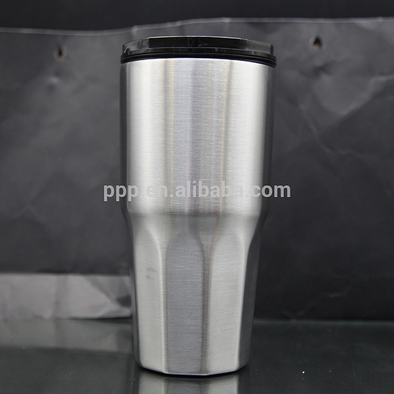 2018 double wall stainless steel auto travel mugs