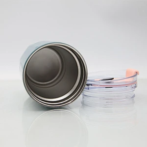2019 Factory direct sell 14oz double wall stainless steel beer mug vacuum insulated beer can cooler tumbler two lids option