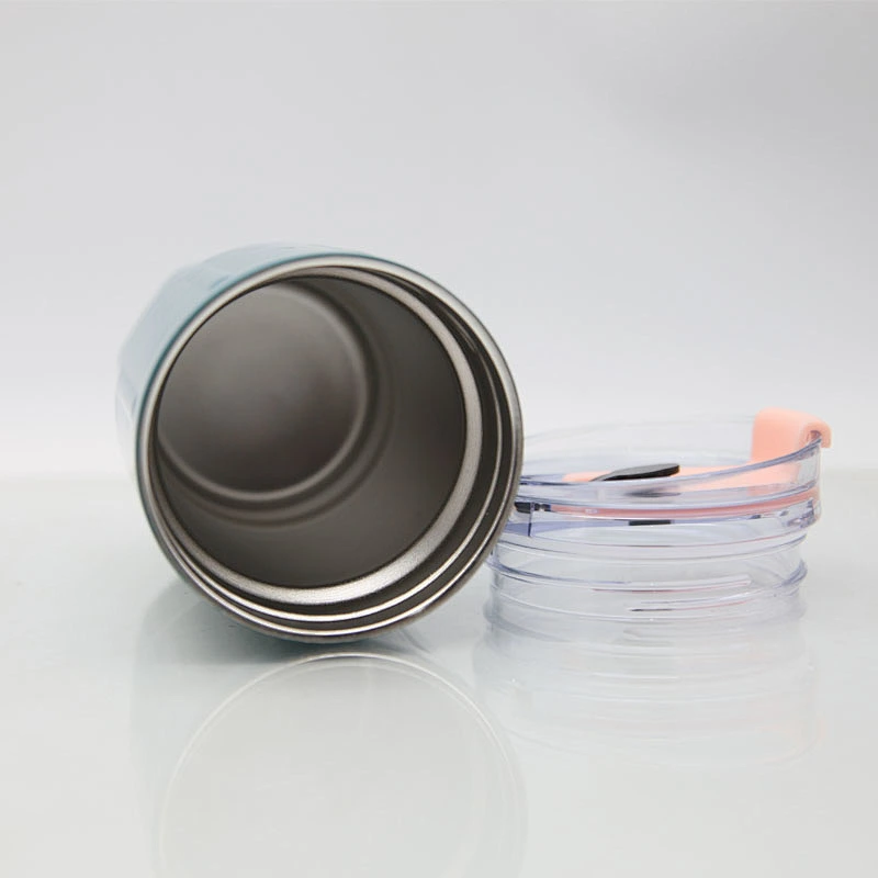 2019 Factory direct sell 14oz double wall stainless steel beer mug vacuum insulated beer can cooler tumbler two lids option