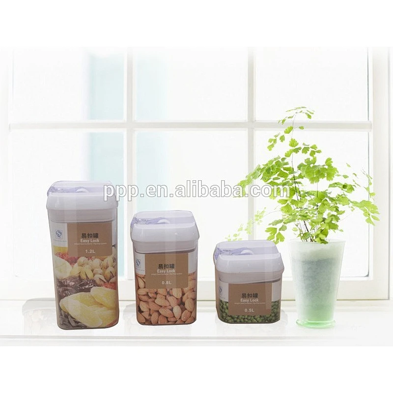 0.5L plastic candy jar/ large plastic candy jars with lids/plastic food container