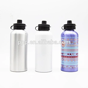 Single Wall Aluminum Flask OEM Multi-capacity 350/450ml Small Mouth Metal Sports Water Bottle Wilth Different Lids Cheap Price