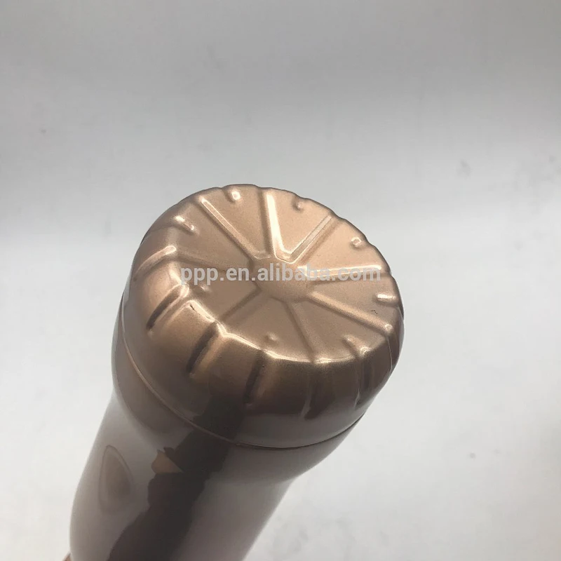 new design bullet stainless steel vacuum flask/bottle with beautiful screw line 1000ml 750ml 500 ml