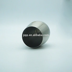 18oz single wall stainless steel high quality egg shaped stemless wine cup