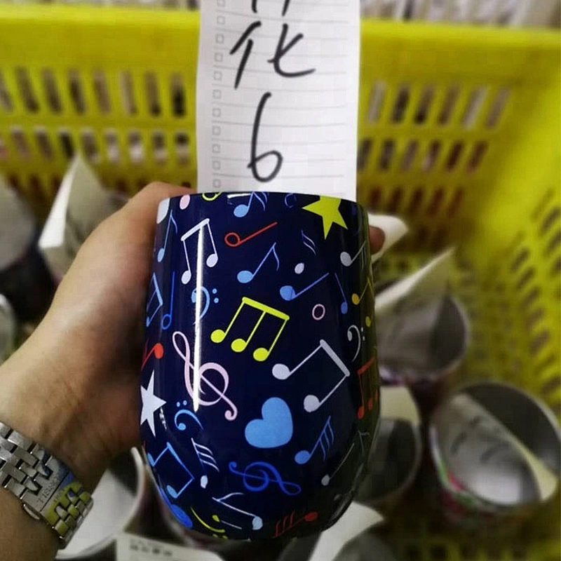 12oz lillyInspired double wall stainless steel vacuum insulated monogram stemless wine tumbler