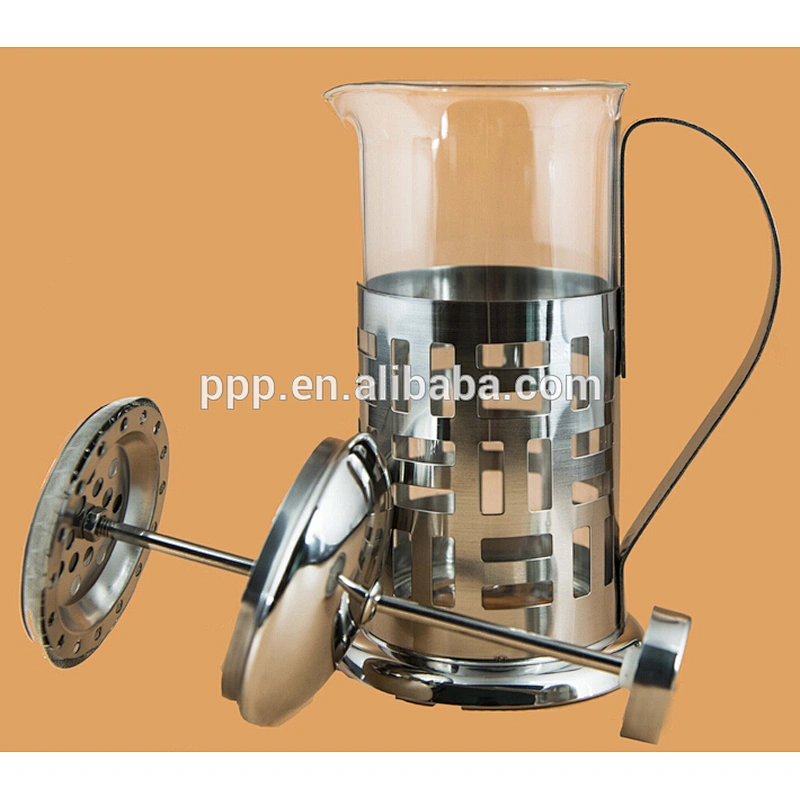 Promotional custom high end pyrex glass coffee french press