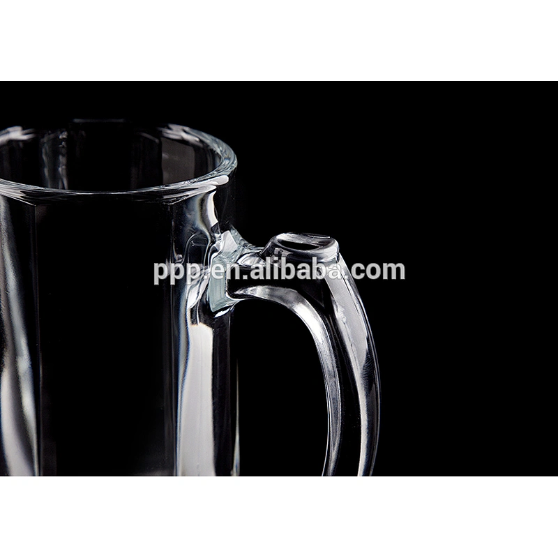 Hot Sale High Quality Transparent Sublimation Glass Beer Mug Without Handle