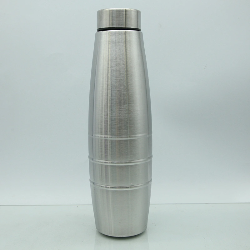 wholesale India hot sell  cheap price single wall 304 stainless steel large capacity outdoor sports water bottle