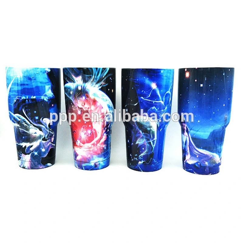 Wholesale BPA Free 2018 Hot Sell Double Wall 304 Stainless Steel Starry Dreamlike Sky 12 Constellation 30oz Mugs