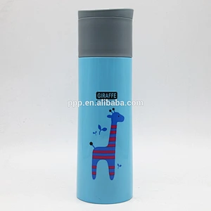 Double wall stainless steel heat transfer images vacuun flask with strap