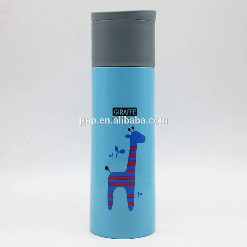 Double wall stainless steel heat transfer images vacuun flask with strap