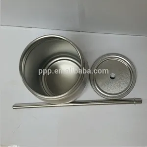 factory wholesale 24oz stainless steel mason jar/storage jar with a hole on lid/multiple choice for straw