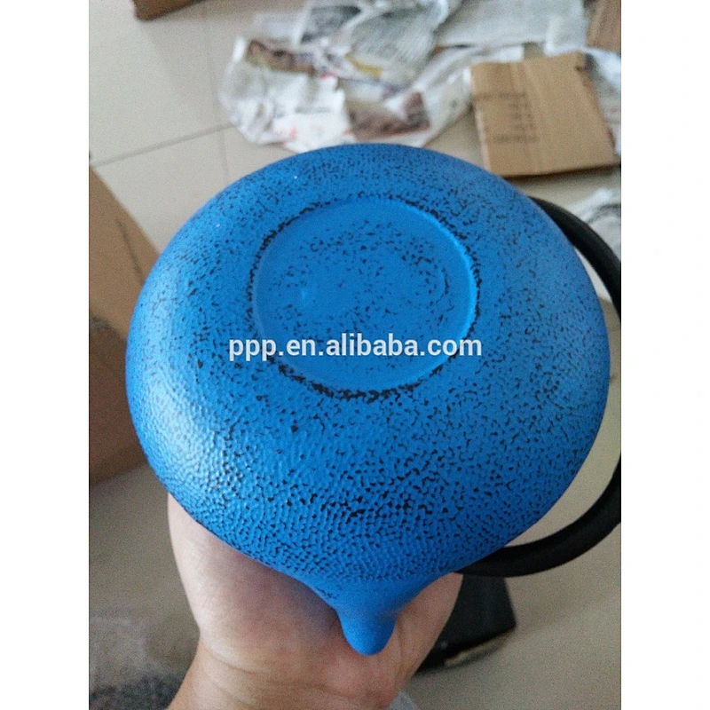 0.45L Fine Thread shaped Cast Iron Tea Kettles