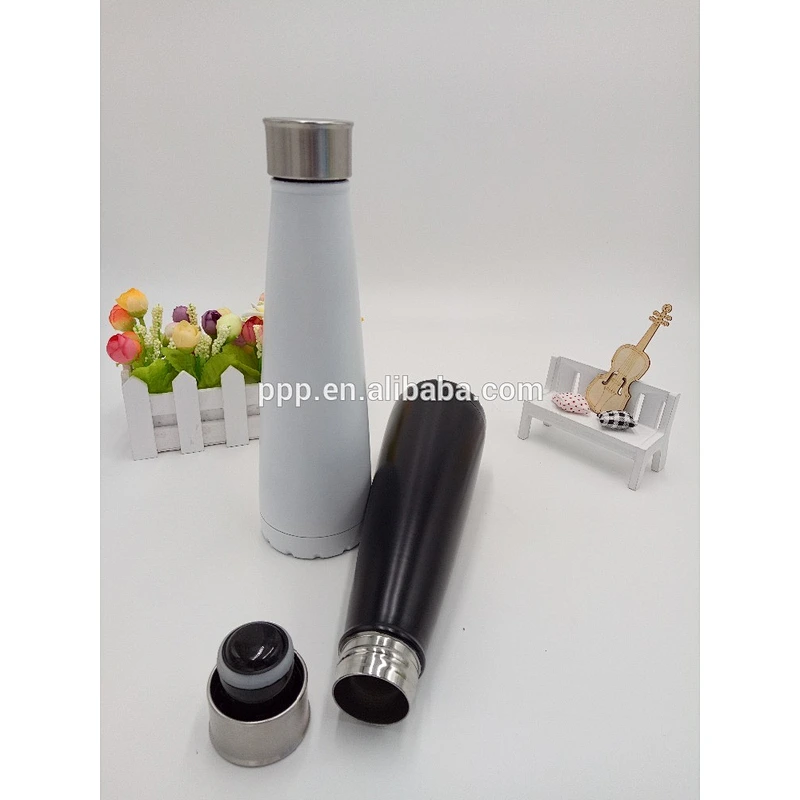 New design colorful double wall stainless steel vacuum water sports bottle