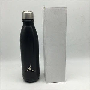 Wholesale single wall 750ml 304 stainless steel cola shaped sports water bottle