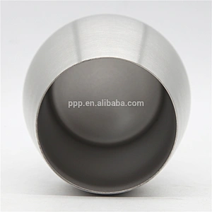 9oz hot sale double wall high-quality stainless steel logo customized beer mug without handle/egg shape/drop style/shot glass