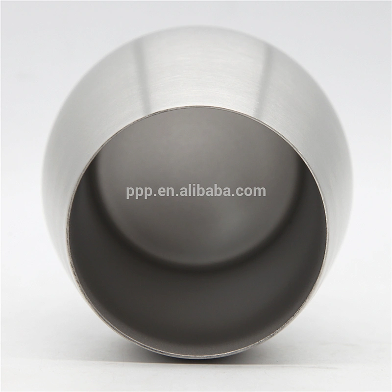 9oz hot sale double wall high-quality stainless steel logo customized beer mug without handle/egg shape/drop style/shot glass