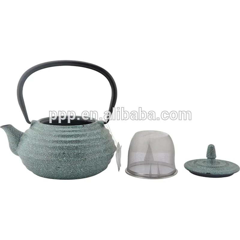 26oz 0.7L tetsubin circle shaped Cast Iron Tea Kettles