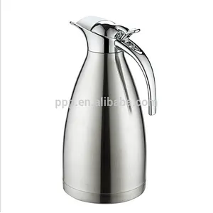 1.1/1.5/2.0L double wall stainless steel logo customized vacuum insulated coffee pot/Pantone color/portable with handle