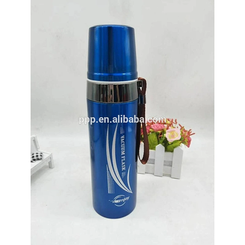 Factory Direct Double Wall Stainless Steel High Quality Vacuum flask with Handle