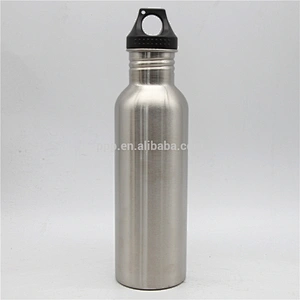 750ml USA hot sale single wall high quality stainless steel logo customized sports water bottle/multiplied lid choice/wide mouth