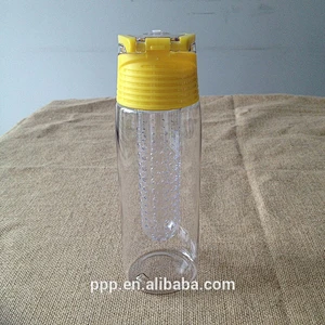 plastic water bottle with fruit infuser hot new products