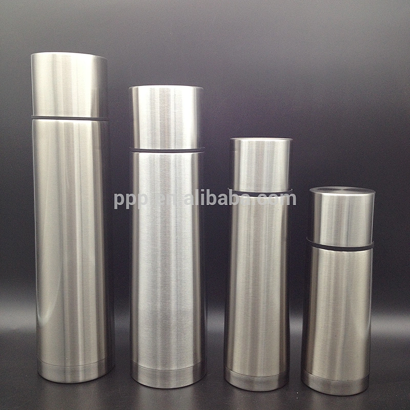 classic flat head bullet stainless steel vacuum flask/bottle 1000ml 750ml 500 ml 350ml